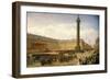 Return of Napoleon Iii's Army from Italy, Parade on Place Vendome in Paris, August 14, 1859-Louis Eugene Ginain-Framed Giclee Print