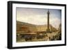 Return of Napoleon Iii's Army from Italy, Parade on Place Vendome in Paris, August 14, 1859-Louis Eugene Ginain-Framed Giclee Print