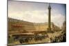 Return of Napoleon Iii's Army from Italy, Parade on Place Vendome in Paris, August 14, 1859-Louis Eugene Ginain-Mounted Giclee Print