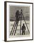 Return of the Arctic Expedition, Winter Quarters, March, 1876, Taking the Thermometers-Joseph Nash-Framed Giclee Print