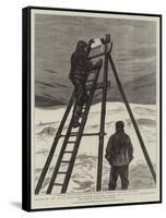 Return of the Arctic Expedition, Winter Quarters, March, 1876, Taking the Thermometers-Joseph Nash-Framed Stretched Canvas