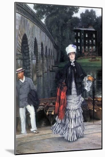 Return of The Boat Trip-James Tissot-Mounted Art Print