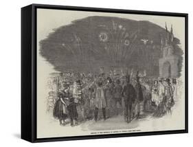 Return of the Emperor of Austria to Vienna-null-Framed Stretched Canvas