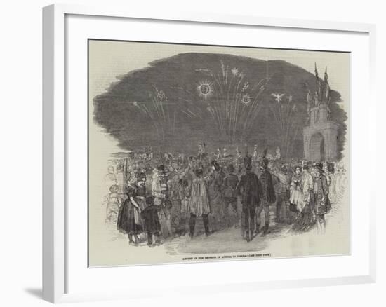 Return of the Emperor of Austria to Vienna-null-Framed Giclee Print