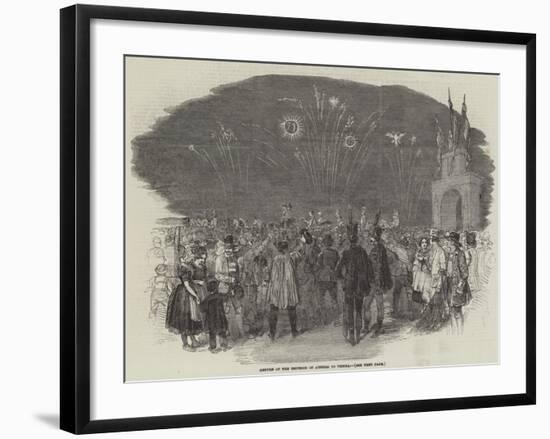 Return of the Emperor of Austria to Vienna-null-Framed Giclee Print