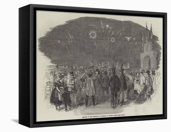 Return of the Emperor of Austria to Vienna-null-Framed Stretched Canvas