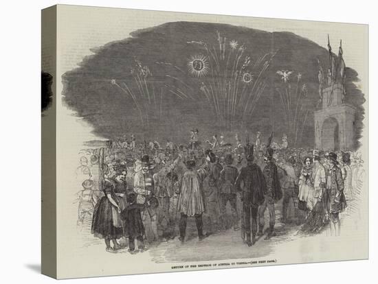 Return of the Emperor of Austria to Vienna-null-Stretched Canvas