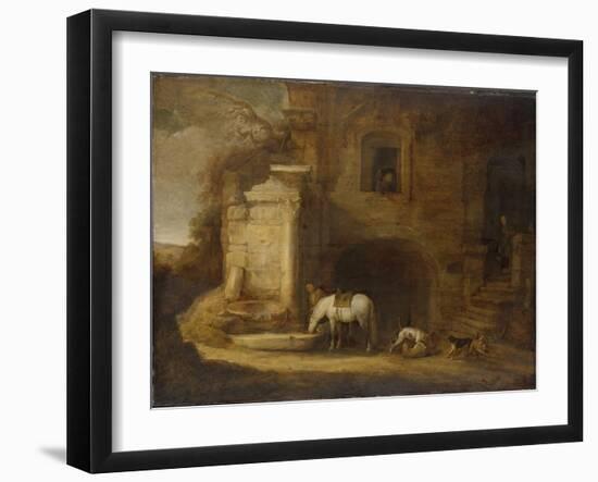 Return of the Falconer-Simon de Vlieger-Framed Art Print