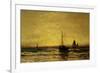 Return of the Fleet at Sunset-Hendrik William Mesdag-Framed Premium Giclee Print