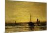 Return of the Fleet at Sunset-Hendrik William Mesdag-Mounted Premium Giclee Print