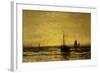 Return of the Fleet at Sunset-Hendrik William Mesdag-Framed Art Print