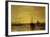 Return of the Fleet at Sunset-Hendrik William Mesdag-Framed Art Print