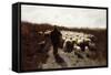 Return of the Flock-Anton Mauve-Framed Stretched Canvas