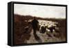 Return of the Flock-Anton Mauve-Framed Stretched Canvas