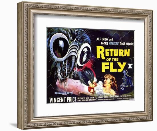 Return of the Fly, 1959-null-Framed Art Print