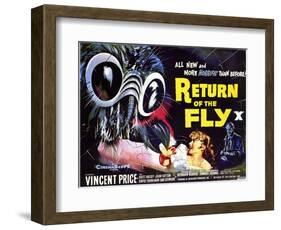 Return of the Fly, 1959-null-Framed Art Print