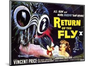 Return of the Fly, 1959-null-Mounted Art Print