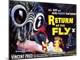 Return of the Fly, 1959-null-Mounted Art Print