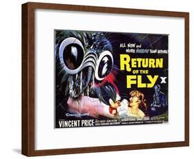 Return of the Fly, 1959-null-Framed Art Print