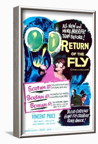 Return of the Fly - Movie Poster Reproduction-null-Framed Photo