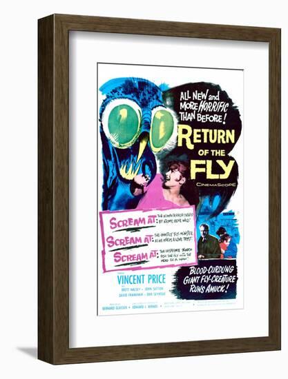 Return of the Fly - Movie Poster Reproduction-null-Framed Photo