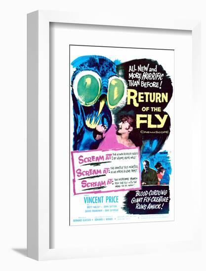 Return of the Fly - Movie Poster Reproduction-null-Framed Photo