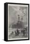 Return of the Gallant Naval Defenders of Ladysmith-Fred T. Jane-Framed Stretched Canvas