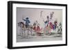 Return of the Heroines of Versailles to Paris, Oct. 6, 1789, at Beginning of French Revolution-null-Framed Art Print