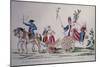 Return of the Heroines of Versailles to Paris, Oct. 6, 1789, at Beginning of French Revolution-null-Mounted Art Print