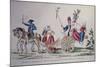 Return of the Heroines of Versailles to Paris, Oct. 6, 1789, at Beginning of French Revolution-null-Mounted Art Print