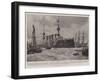 Return of the Naval Defenders of Ladysmith, HMS Powerful Arriving at Portsmouth-Charles Edward Dixon-Framed Giclee Print