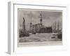 Return of the Naval Defenders of Ladysmith, HMS Powerful Arriving at Portsmouth-Charles Edward Dixon-Framed Giclee Print