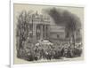 Return of the Pope to Rome, the Procession at the Church of San Giovanni-null-Framed Giclee Print