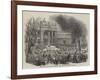 Return of the Pope to Rome, the Procession at the Church of San Giovanni-null-Framed Giclee Print