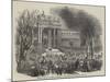 Return of the Pope to Rome, the Procession at the Church of San Giovanni-null-Mounted Giclee Print