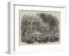 Return of the Pope to Rome, the Procession at the Church of San Giovanni-null-Framed Premium Giclee Print