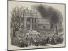Return of the Pope to Rome, the Procession at the Church of San Giovanni-null-Mounted Premium Giclee Print