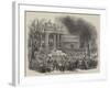 Return of the Pope to Rome, the Procession at the Church of San Giovanni-null-Framed Giclee Print