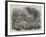 Return of the Pope to Rome, the Procession at the Church of San Giovanni-null-Framed Giclee Print