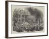 Return of the Pope to Rome, the Procession at the Church of San Giovanni-null-Framed Giclee Print