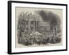 Return of the Pope to Rome, the Procession at the Church of San Giovanni-null-Framed Giclee Print