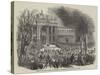 Return of the Pope to Rome, the Procession at the Church of San Giovanni-null-Stretched Canvas