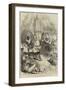 Return of the Prince of Wales from India, Life on Board the Serapis, Young Tiger and Cheetals-null-Framed Giclee Print