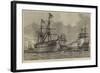 Return of the Prince of Wales, the Serapis Coming Alongside the Jetty at Portsmouth-null-Framed Giclee Print