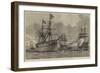Return of the Prince of Wales, the Serapis Coming Alongside the Jetty at Portsmouth-null-Framed Giclee Print