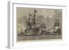 Return of the Prince of Wales, the Serapis Coming Alongside the Jetty at Portsmouth-null-Framed Giclee Print
