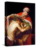 Return of the Prodigal Son, 1773-Pompeo Batoni-Stretched Canvas