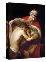 Return of the Prodigal Son, 1773-Pompeo Girolamo Batoni-Stretched Canvas