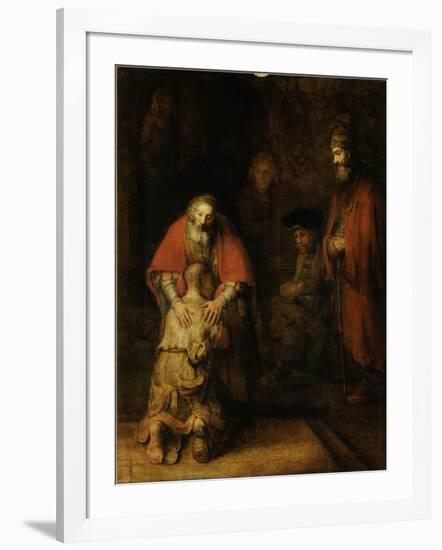 Return of the Prodigal Son, c. 1669-Rembrandt van Rijn-Framed Art Print