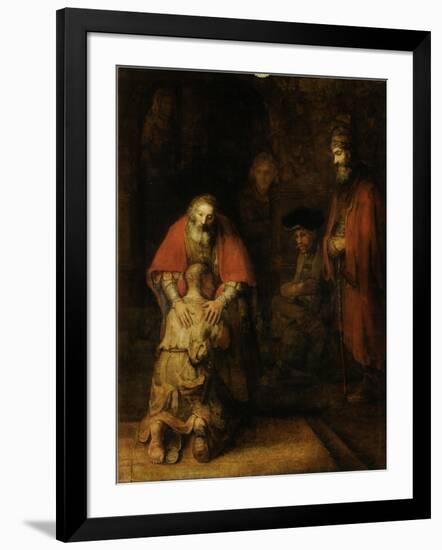 Return of the Prodigal Son, c. 1669-Rembrandt van Rijn-Framed Art Print